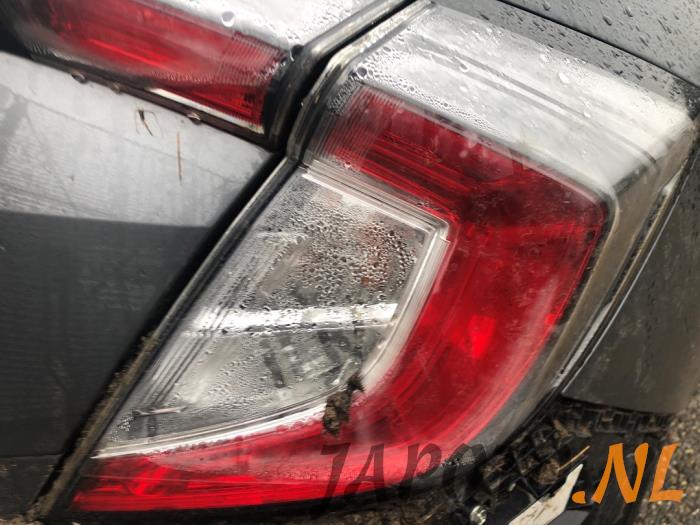 Honda Civic 1.0i VTEC Turbo 12V Sloopvoertuig (2018, Grijs)
