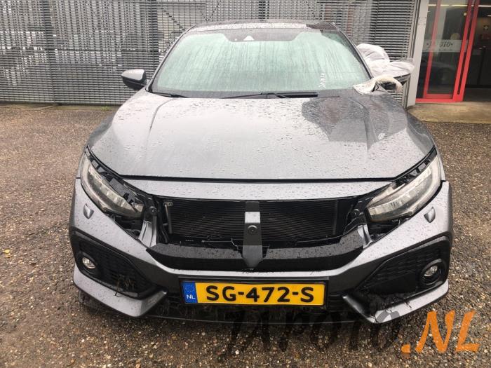 Honda Civic 1.0i VTEC Turbo 12V Sloopvoertuig (2018, Grijs)