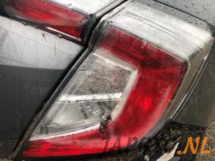 Honda Civic 1.0i VTEC Turbo 12V Sloopvoertuig (2018, Grijs)