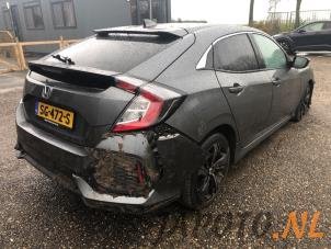 Honda Civic 1.0i VTEC Turbo 12V Sloopvoertuig (2018, Grijs)