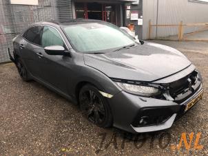 Honda Civic 1.0i VTEC Turbo 12V Sloopvoertuig (2018, Grijs)