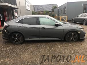 Honda Civic 1.0i VTEC Turbo 12V Sloopvoertuig (2018, Grijs)