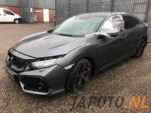 Honda Civic 1.0i VTEC Turbo 12V Sloopvoertuig (2018, Grijs)