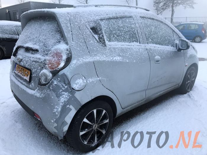 Chevrolet Spark 1.0 16V Bifuel Sloopvoertuig (2011, Grijs)