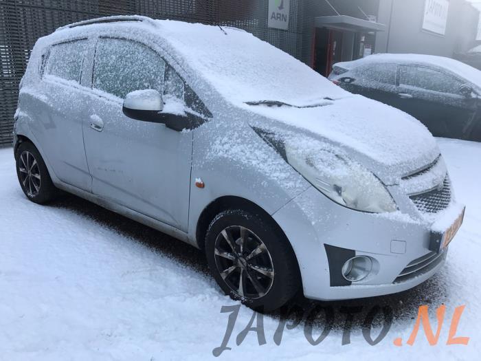 Chevrolet Spark 1.0 16V Bifuel Sloopvoertuig (2011, Grijs)