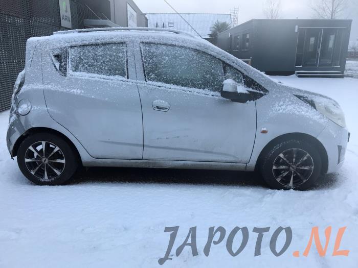 Chevrolet Spark 1.0 16V Bifuel Sloopvoertuig (2011, Grijs)