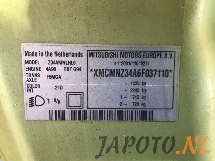 Mitsubishi Colt 1.3 16V Sloopvoertuig (2006, Groen)