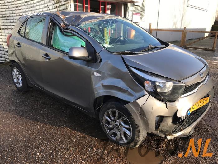 Kia Picanto 1.0 12V Sloopvoertuig (2018, Grijs)