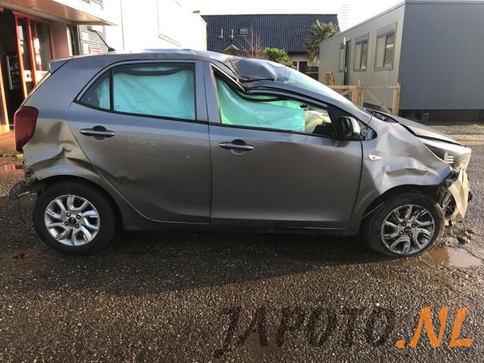 Kia Picanto 1.0 12V Sloopvoertuig (2018, Grijs)