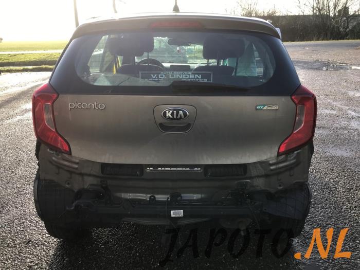 Kia Picanto 1.0 12V Sloopvoertuig (2018, Grijs)