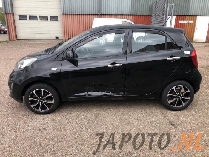 Kia Picanto 1.0 12V Sloopvoertuig (2012, Zwart)