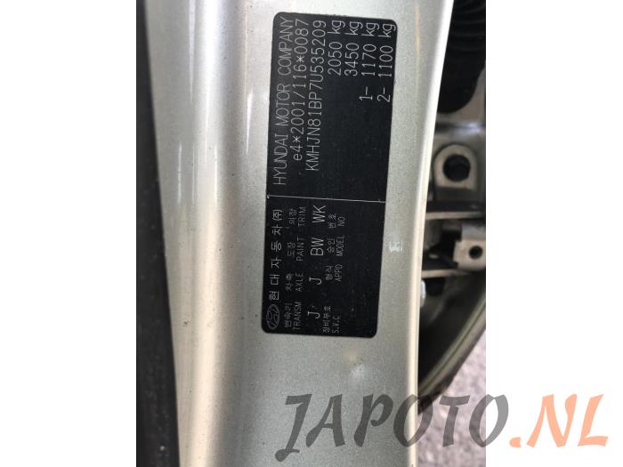 Hyundai Tucson 2.0 16V CVVT 4x2 Sloopvoertuig (2007, Grijs)