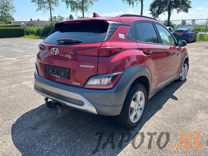 Hyundai Kona 1.6 GDi HEV 16V Sloopvoertuig (2021, Rood)
