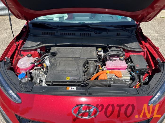 Hyundai Kona 1.6 GDi HEV 16V Sloopvoertuig (2021, Rood)