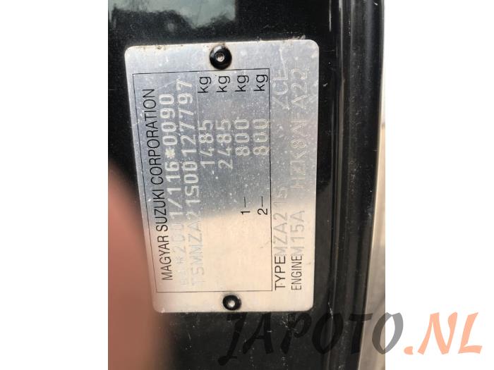 Suzuki Swift 1.5 VVT 16V Sloopvoertuig (2005, Zwart)