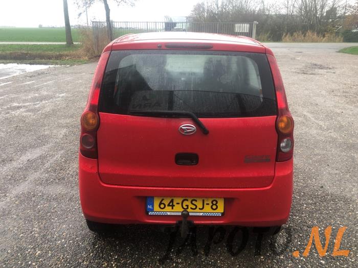 Daihatsu Cuore 1.0 12V DVVT Sloopvoertuig (2008, Rood)