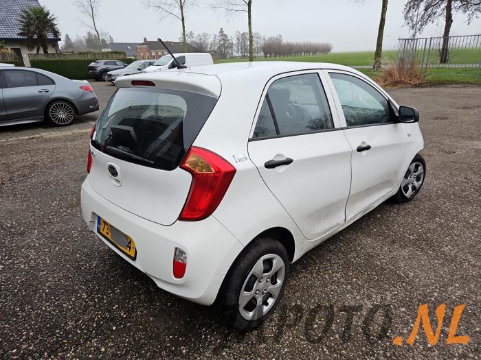 Kia Picanto 1.0 12V Sloopvoertuig (2012, Wit)