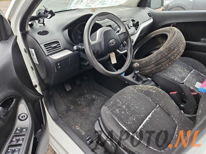 Kia Picanto 1.0 12V Sloopvoertuig (2012, Wit)