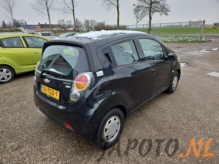 Chevrolet Spark 1.0 16V Bifuel Sloopvoertuig (2012, Zwart)