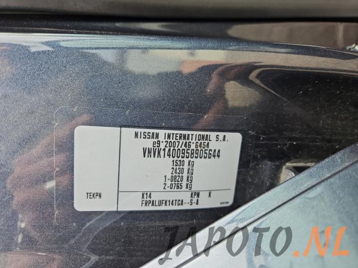 Nissan Micra 0.9 IG-T 12V Sloopvoertuig (2019, Grijs)