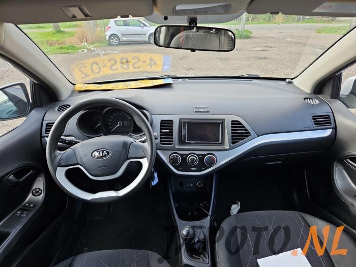 Kia Picanto 1.0 12V Sloopvoertuig (2013, Wit)