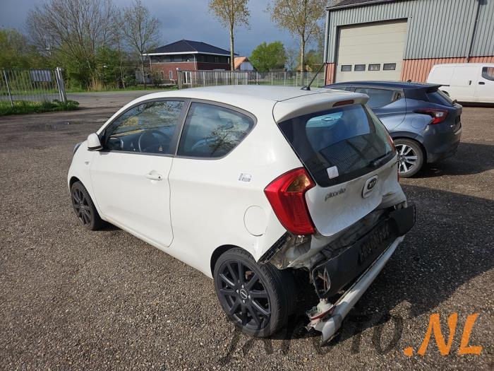 Kia Picanto 1.0 12V Sloopvoertuig (2013, Wit)