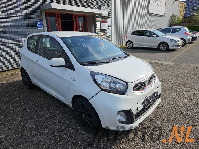 Kia Picanto 1.0 12V Sloopvoertuig (2013, Wit)