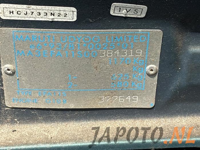 Suzuki Alto 1.0 GA,GL Sloopvoertuig (1999, Groen)