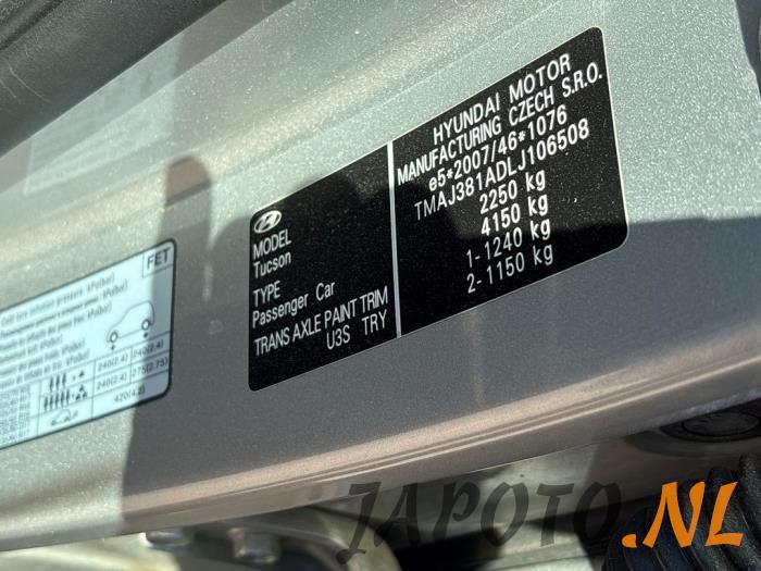 Hyundai Tucson 2.0 CRDi 16V Mild Hybrid 4WD Sloopvoertuig (2020)