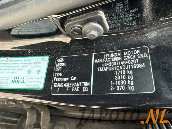 Hyundai iX20 1.4i 16V Sloopvoertuig (2013)