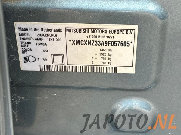 Mitsubishi Colt 1.3 16V Sloopvoertuig (2010, Blauw)