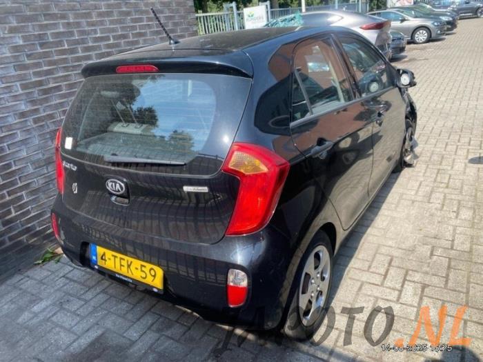 Kia Picanto 1.0 12V Sloopvoertuig (2014, Zwart)