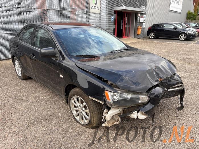 Mitsubishi Lancer Sports Sedan 1.6 MIVEC 16V Sloopvoertuig (2011, Zwart)