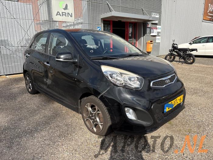 Kia Picanto 1.0 12V Sloopvoertuig (2012, Zwart)