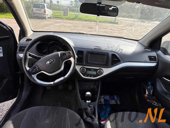 Kia Picanto 1.0 12V Sloopvoertuig (2012, Zwart)