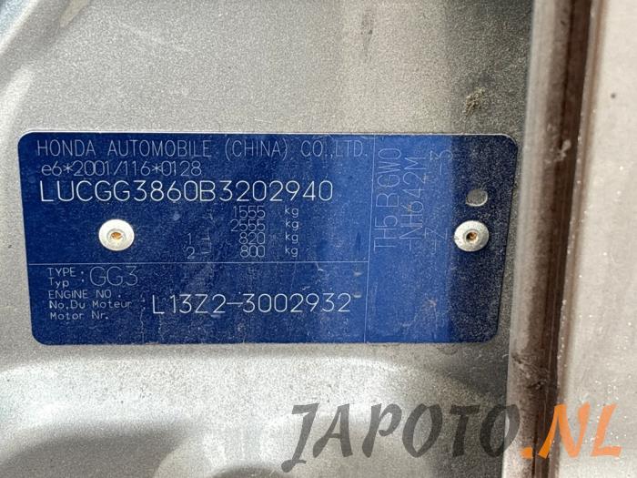 Honda Jazz 1.4 VTEC 16V Sloopvoertuig (2010, Grijs)