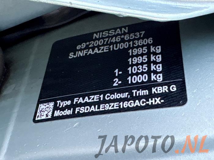 Nissan Leaf 39/40kWh Sloopvoertuig (2018, Grijs)