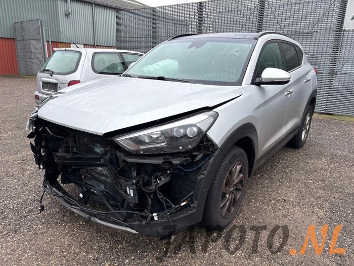 Hyundai Tucson 1.6 T-GDi 16V 4WD Sloopvoertuig (2017, Grijs)
