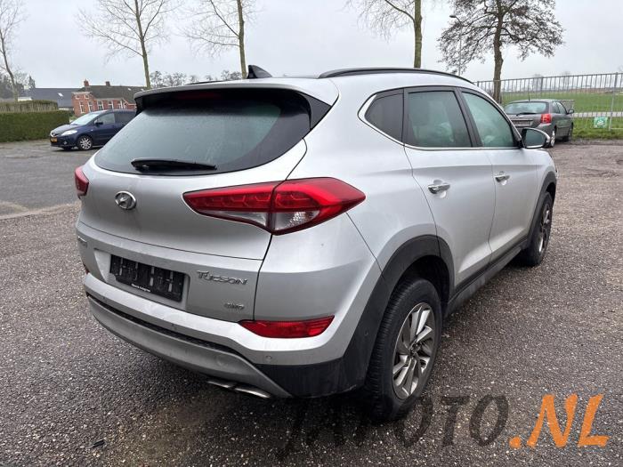 Hyundai Tucson 1.6 T-GDi 16V 4WD Sloopvoertuig (2017, Grijs)