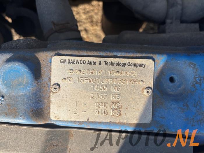 Chevrolet Kalos 1.2 Sloopvoertuig (2007, Blauw)