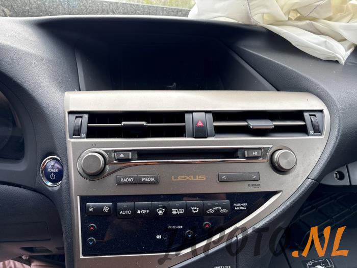Lexus RX 450h V6 24V VVT-i 4x4 Sloopvoertuig (2013, Zwart)