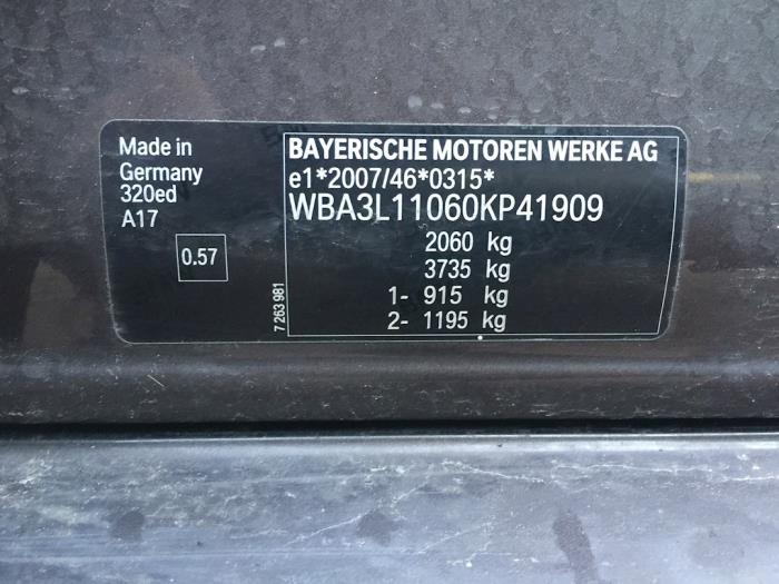 BMW 3 serie Touring 320d 2.0 16V EfficientDynamicsEdition Sloopvoertuig (2013, Bruin)