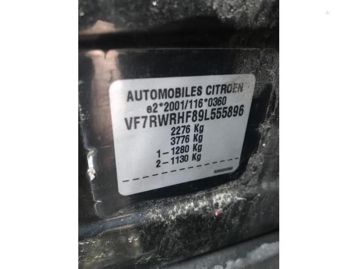 Citroen C5 III Tourer 2.0 HDiF 16V Sloopvoertuig (2011, Zwart)