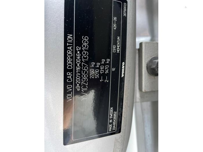 Volvo XC90 I 3.2 24V Sloopvoertuig (2008, Zilvergrijs)