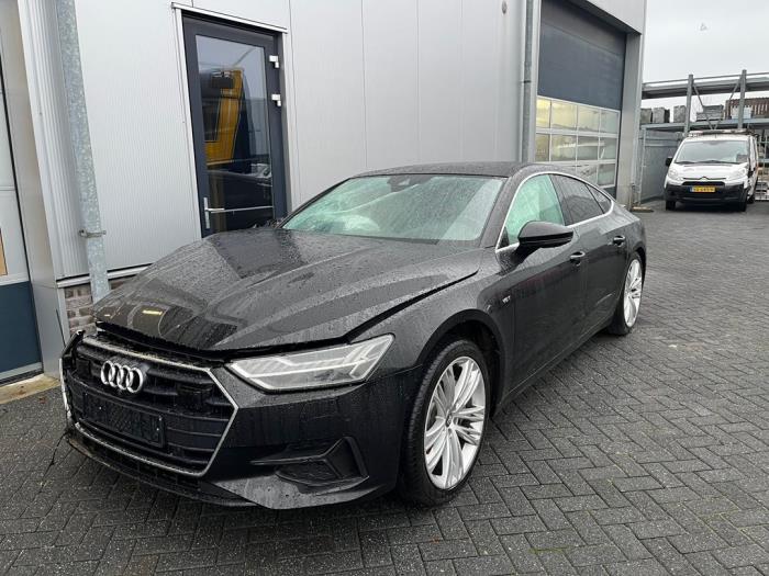 Audi A7 Sportback 3.0 V6 24V 55 TFSI Mild Hybrid Quattro Sloopvoertuig (2018, Zwart)