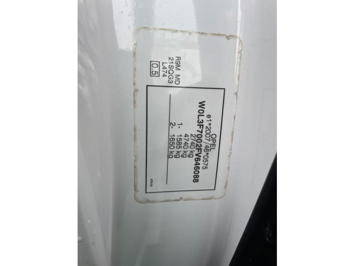 Opel Vivaro 1.6 CDTI 115 Sloopvoertuig (2015, Wit)