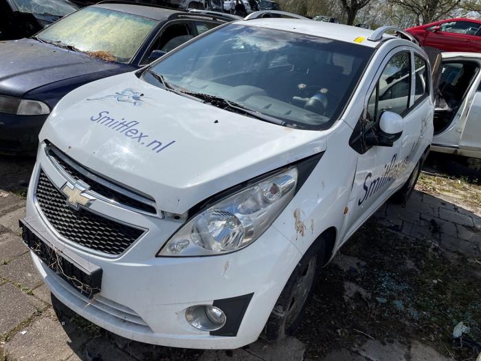 Chevrolet Spark 1.0 16V Bifuel Sloopvoertuig (2010, Wit)