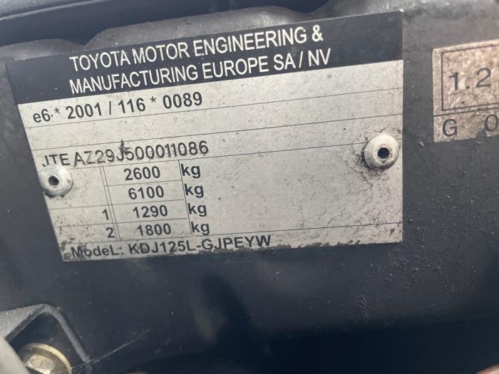 Toyota Land Cruiser 3.0 D-4D 16V Sloopvoertuig (2006)