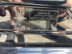 Mercedes S 3.0 S-320 CDI 24V Sloopvoertuig (2010, Zwart)