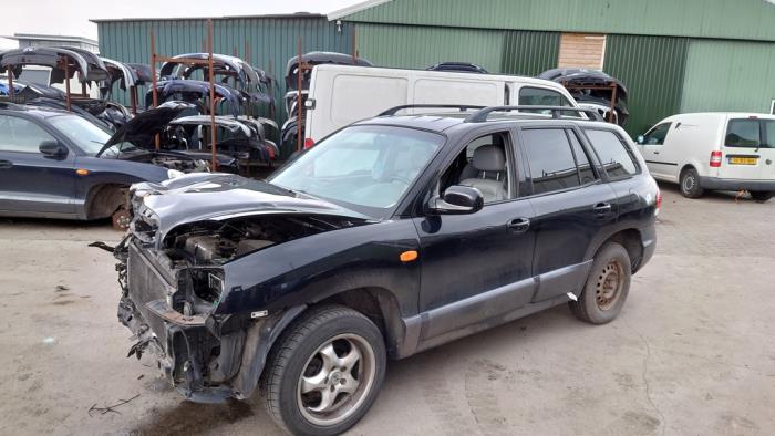 Hyundai Santa Fe I 2.4 16V 4x2 Sloopvoertuig (2006, Zwart)